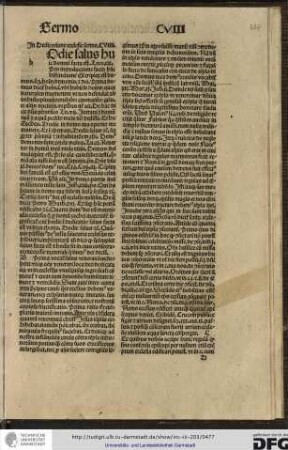 In dedicatione ecclesie, sermo cviii.