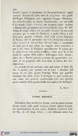 Ultime scoperte