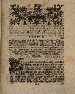 Dissertatio iuridica selectas observationes forenses continens, N. V.