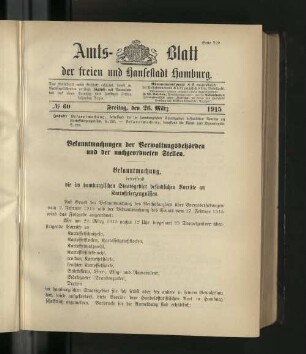 No. 60, 26. März 1915