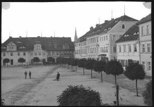 Ostritz in Sachsen. Marktplatz