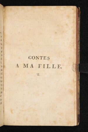 Tome Second: Contes A Ma Fille