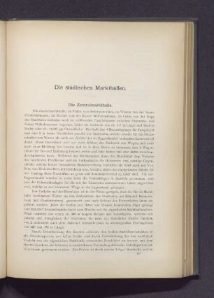 Die städtischen Markthallen