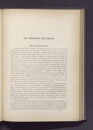 Die städtischen Markthallen