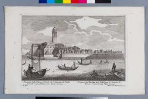 "Prospetto della Chiesa et Isola di S. Clemente de Padri Eremiti Camaldolensi di Monte Corona."