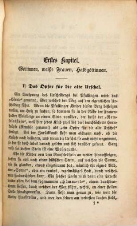 Deutsche Sagen, Sitten und Gebräuche aus Schwaben, 1