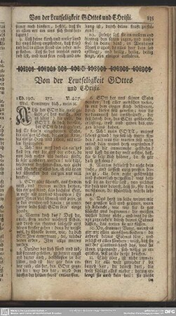 Von der Leutseligkeit Gottes und Christi