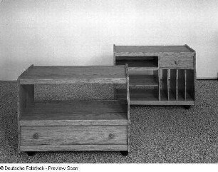Phonoschrank : Zwei Phonoschränke (1985; VEB Möbelkombinat Dessau)