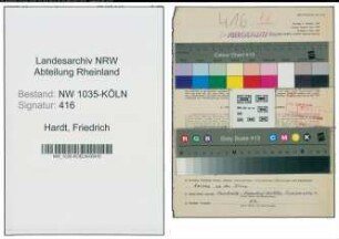 Entnazifizierung Friedrich Hardt , geb. 25.12.1901 (Bergingenieur)