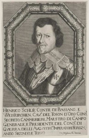 Bildnis des Henrico Schlik di Bassano e Weiskirchen