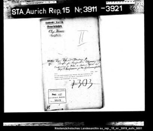 Die dem Handlungsgehilfen Tönjes Voß aus Oldendorp und später seiner Witwe und dem W. Kneifmann erteilte Erlaubnis zum Kramhandel in Ditzum