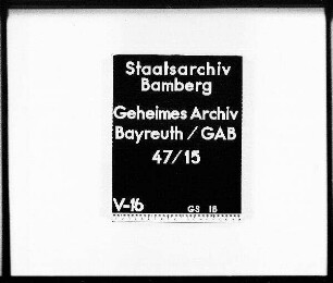 Bericht des GHAP über die dort vorhandenen Urbare und Salbücher