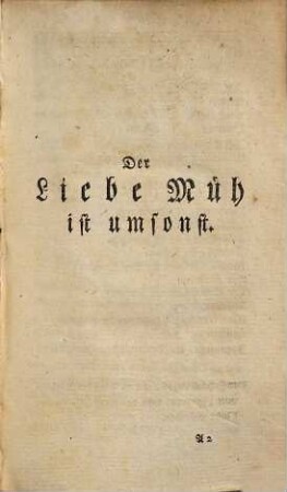 Willhelm Shakespears Schauspiele, 4. [Der Liebe Müh ist umsonst. Das Wintermärchen]