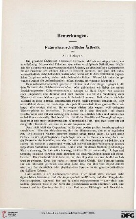 Naturwissenschaftliche Ästhetik