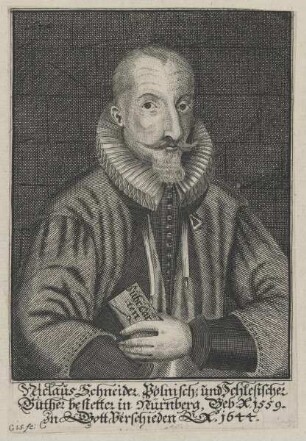 Bildnis des Niclaus Schneider