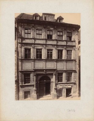 3-geschossiges Wohnhaus Untermarkt 8, Görlitz: Ansicht