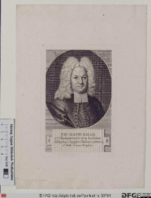 Bildnis Johann David Baier d. Ä.