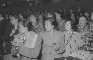 IV. Bundeskongress des Demokratischen Frauenbundes Deutschlands (DFD) vom 16. bis 19.5.1952 in Berlin : Kongressteilnehmer
