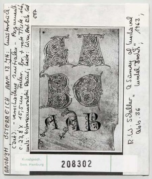 Wien, Nationalbibliothek: Cod. 507, Musterbuch, Initialen