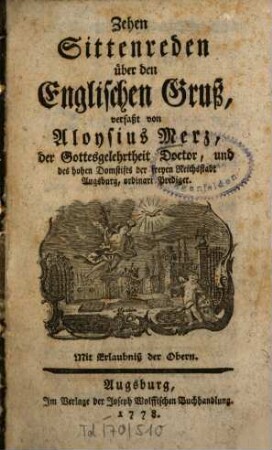 Zehen Sittenreden über den Englischen Gruß