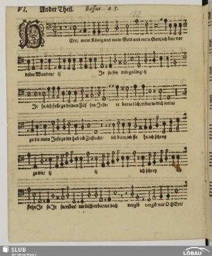 VI. Herr mein König und mein Gott
