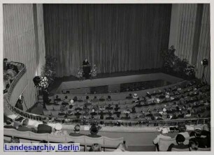 Berliner Festwochen 1952; Eröffnung im Schiller-Theater; Bismarckstraße (Charlottenburg)