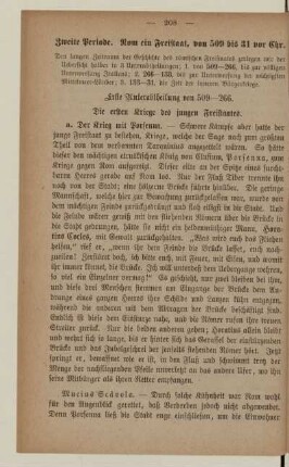 Zweite Periode. Rom ein Freistaat, von 509 bis 31 vor Chr.