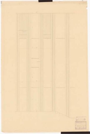Stadttheater, Bremerhaven: Wandverkleidung Vorbühne 1:10