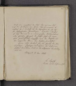 K. Wolff. – Stuttgart, 08.05.1845