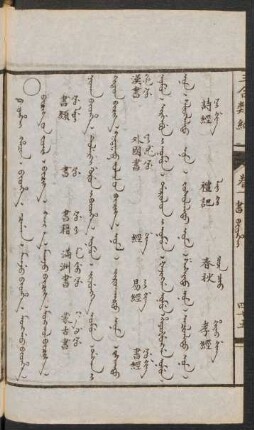 Bithei hacin = Bičig-ün jüil [Bicig uv jujil] = 書類