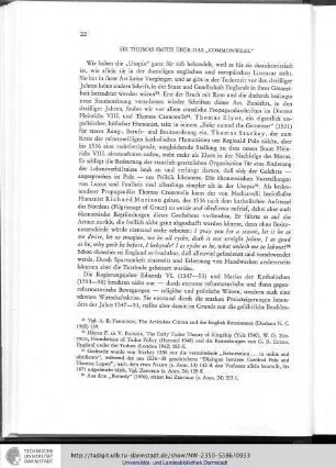 Sir Thomas Smith über das "Commonweal"