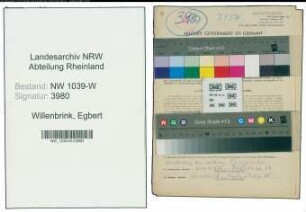 Entnazifizierung Egbert Willenbrink , geb. 20.11.1920 (Bauingenieur)