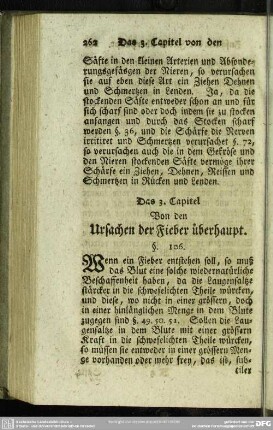 Das 3. Capitel. Von den Ursachen der Fieber überhaupt