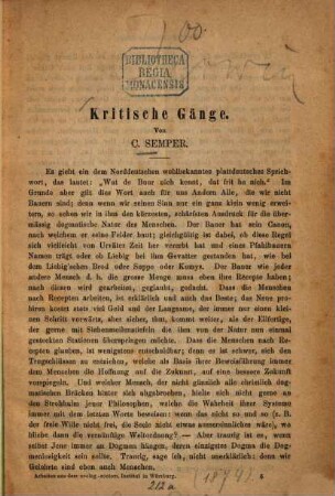 Kritische Gänge