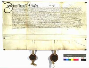 Erläuterung des 3. und 5. Artikels des zwischen Rottweil und Villingen am 19. April 1582 abgeschlossenen Vertrages über die Pirschgrenze.