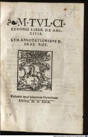 Liber de Amicitia