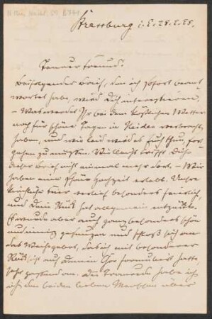 Brief an Heinrich von Herzogenberg : 28.09.1895