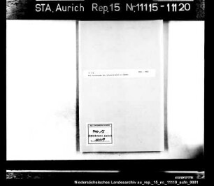 Die Totenkasse der Schusterzunft in Emden
