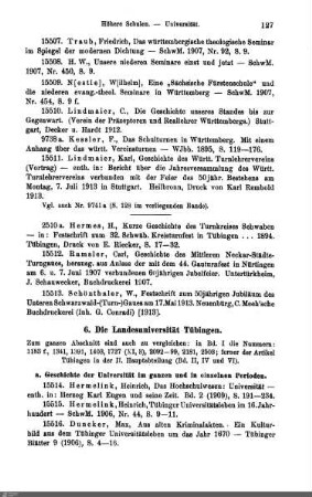 6. Die Landesuniversität Tübingen