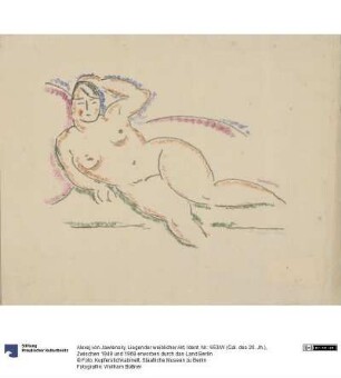 Liegender weiblicher Akt