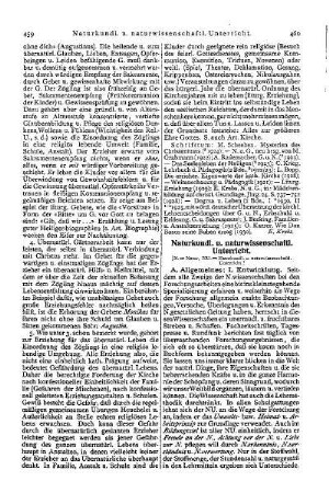 Naturkundl. u. naturwissenschaftl. Unterricht