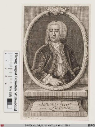 Bildnis Johann Peter Ludewig (1719 von)