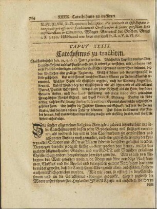 Caput XXXIX. Catechismus zu tractiren
