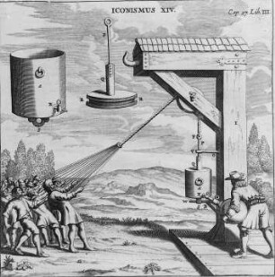 Die erste Luftpumpe nach Guericke : Technikgeschichte | Physik | Mechanik | Wassermesser