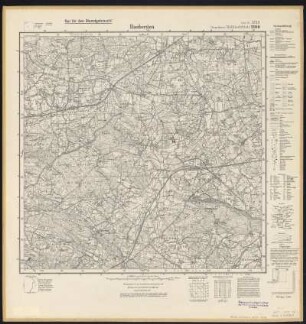 Messtischblatt 3713 = 2010 : Hasbergen, 1938 : Messtischblatt 3713 = 2010 : Hasbergen. - Hrsg. 1897, bericht. 1929, einz. Nachtr. 1938. - [Berlin] : Reichsamt für Landesaufnahme, 1938. - 1 Kt. : einfarbig