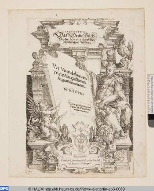 Architectura. Das Dritte Buch. Von der Ionica, Titelblatt