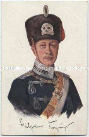 Kronprinz Wilhelm in Husarenuniform