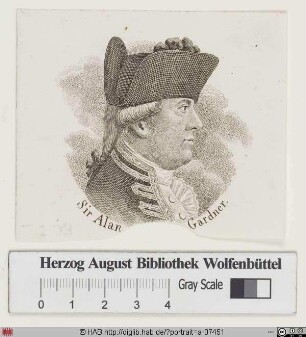 Bildnis Alan Gardner (1801 Baron G.)