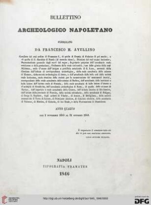 4: Bullettino archeologico Napoletano