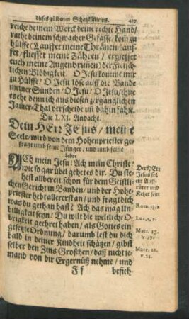 Die LXI. Andacht - Die LXX. Andacht.